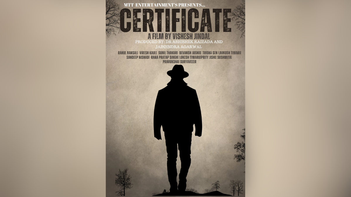 Read more about the article MTT Entertainment’s CERTIFICATE Starring Trisha Sen and Viresh Kaul Will Start Rolling This December In Jaipur